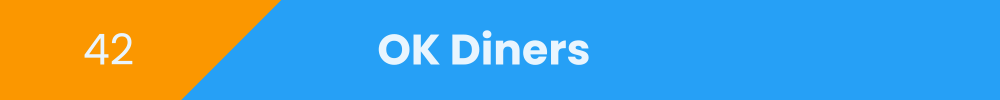 Title banner: OK Diners