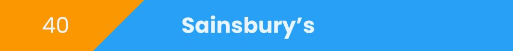 Title banner: Sainsbury&apos;s