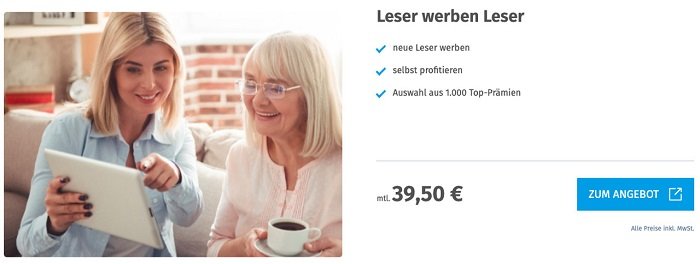 Kieler Nachrichten Angebot für Leser Werbung