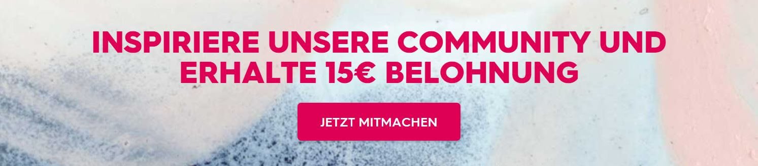 15 € Cashback bei Klebefieber durch Inspirieren der Community