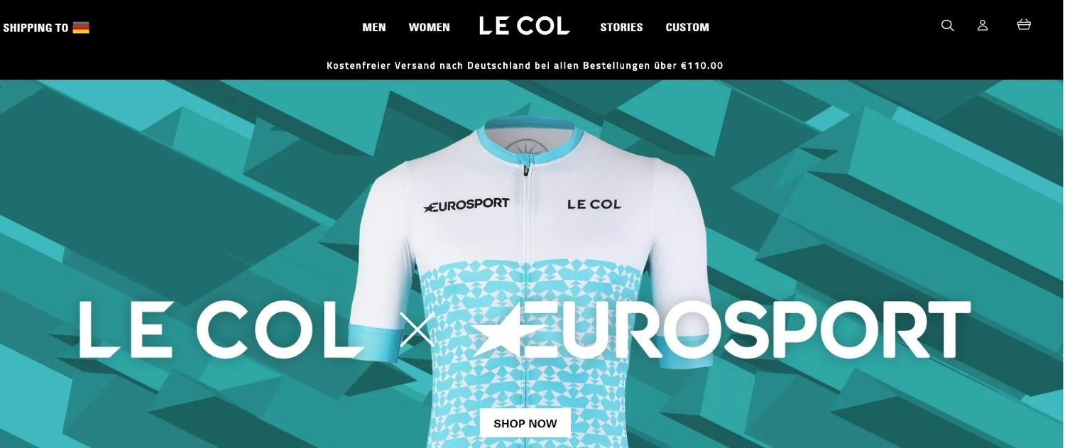 Anischt des Le-Col-Shops