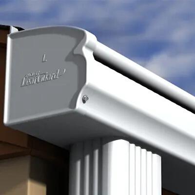Leafguard gutter logo