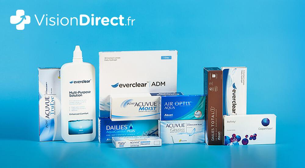 Lentilles de contact Vision Direct
