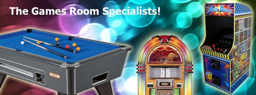 Liberty Games - Pool table, jukebox and arcade machine