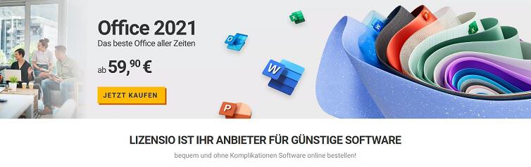 Lizensio Office-Angebote mit bis zu 80 % Ersparnis