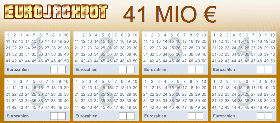 Lottobay Eurojackpot online spielen und bis zu 41 Millionen Euro gewinnen