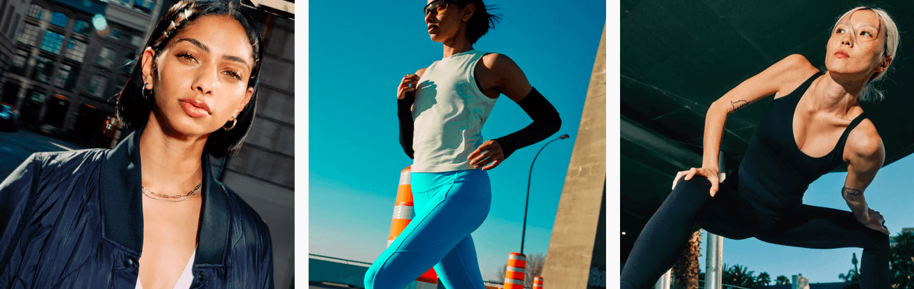 Frauen in lululemon Activewear 
