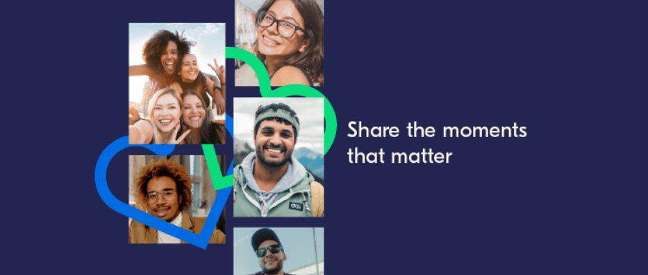 Lyca Mobile ways to save banner. Image shows pictures of different people smiling alonside the words Share the moments that matter