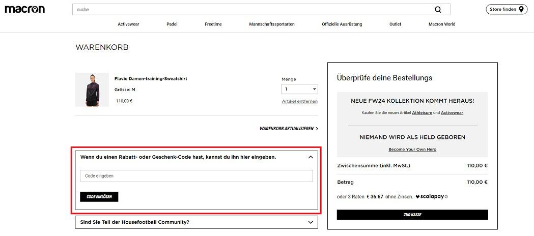 So kannst du deinen Macron Gutschein einlösen.