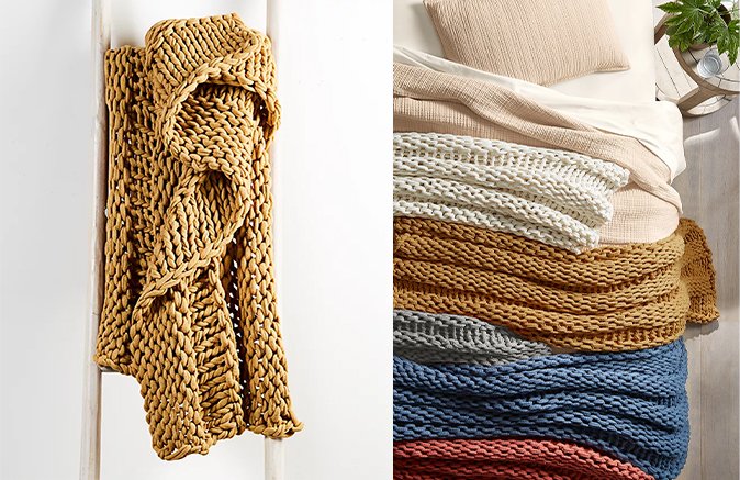 Chunky Knit Throw, 50