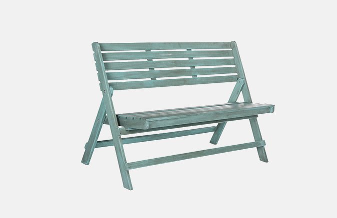 Wilson Outdoor Folding Bench - Safavieh