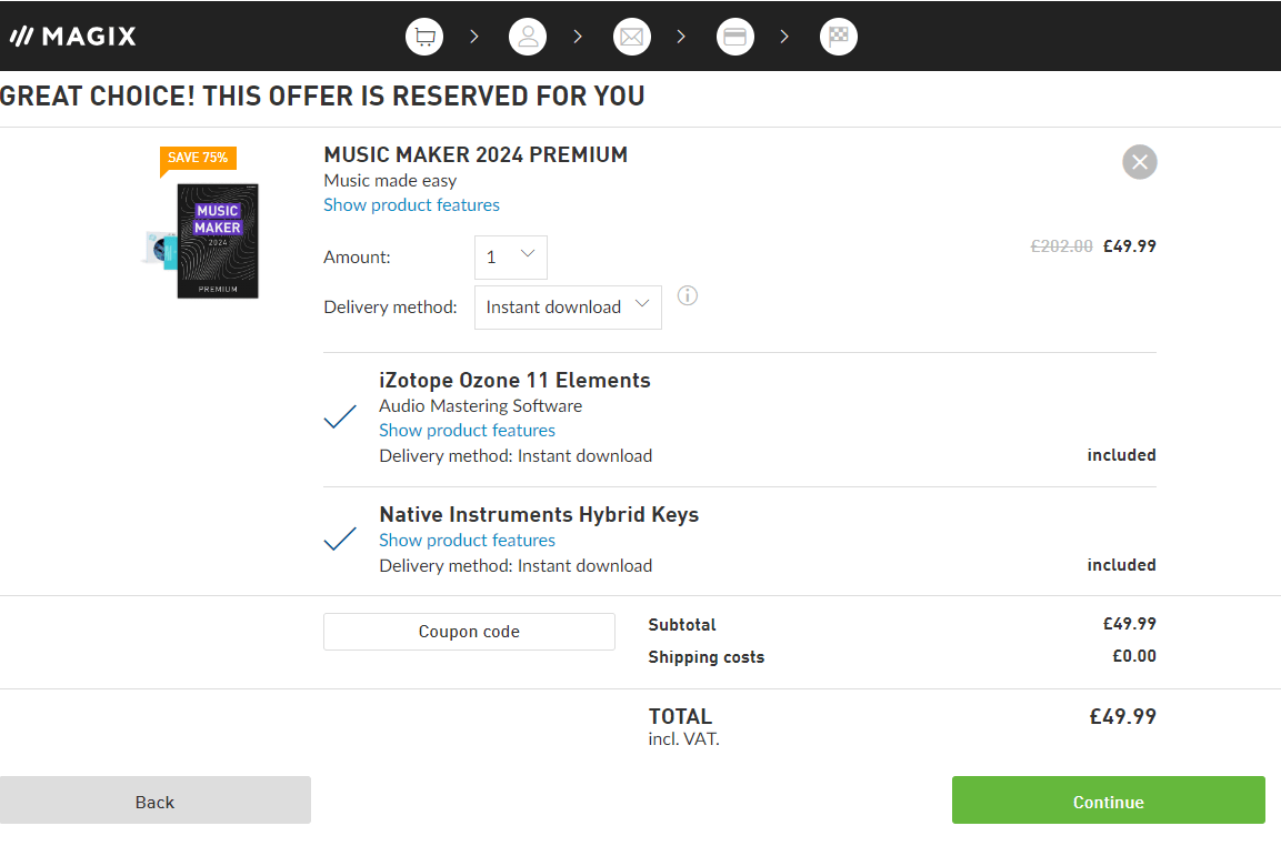 magix discount code redemption box
