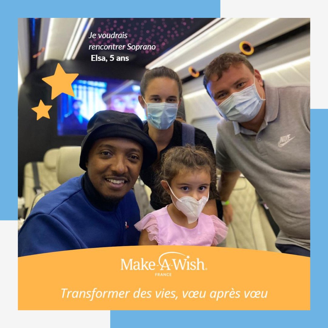 Make-A-Wish France rencontre Soprano