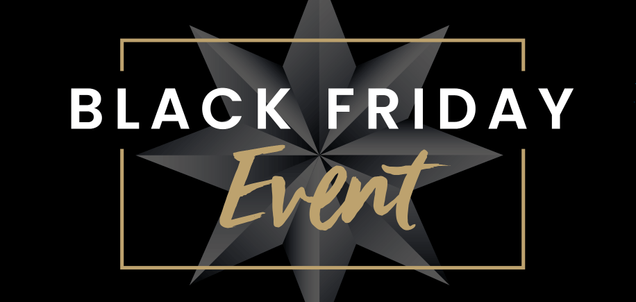 Mamas and Papas Black Friday image featuring the text black friday within a star shape