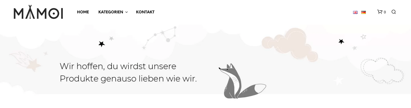 Mamoi Online-Shop mit hochwertigen Lernspielzeug und Accessoires für Kinder