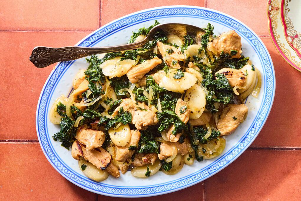 Marley Spoon stir fried rice cakes