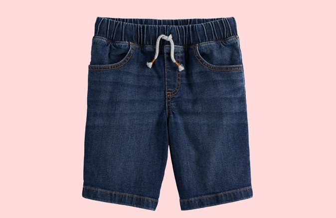 Jumping Beans Boys 4-12 Pull On Denim Shorts
