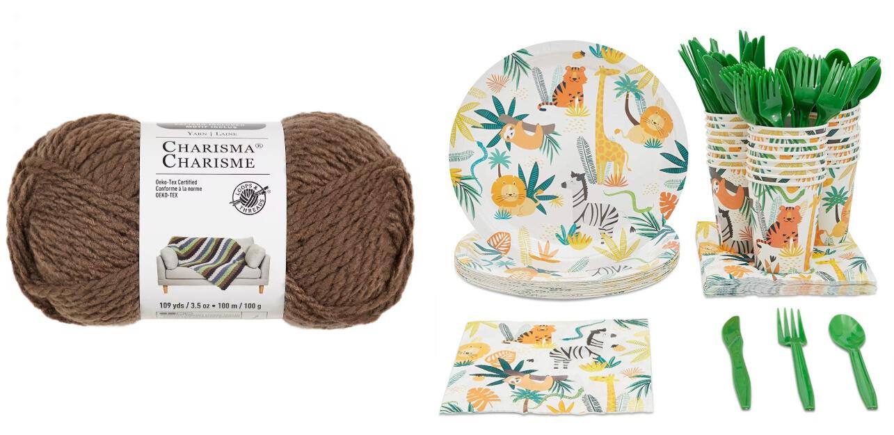 Michaels yarn and party supplies