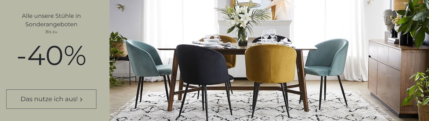 Miliboo-Angebot für 40 % Rabatt auf Stühle