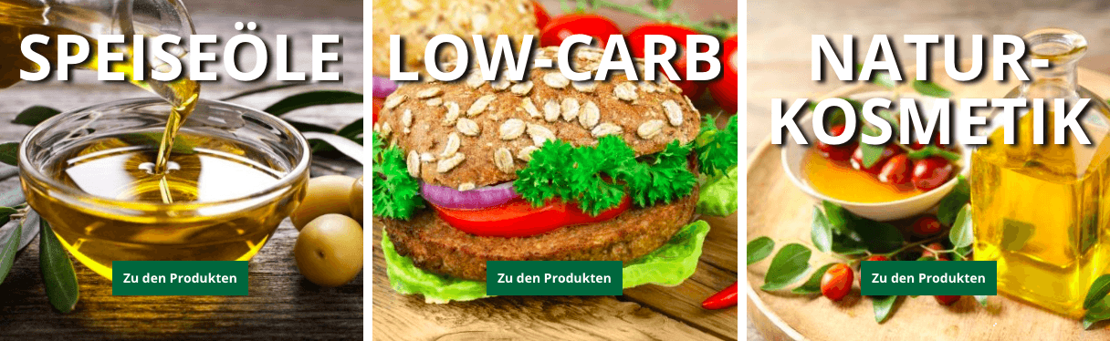 Das Sortiment im Mittel zum Leben Online-Shop