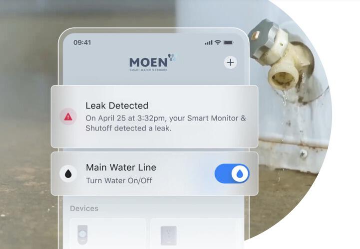Moen Leak Detected