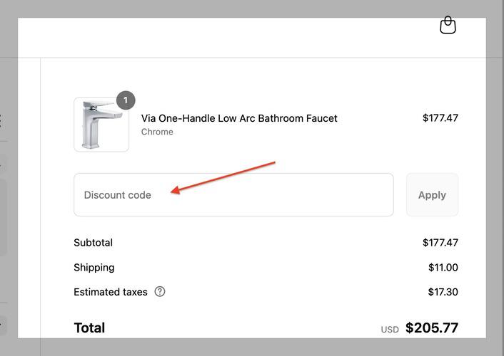 Moen Shopping Cart