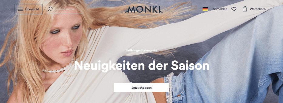 Shoppe Neuheiten wie Jeans und vieles mehr bei Monki im Online-Shop
