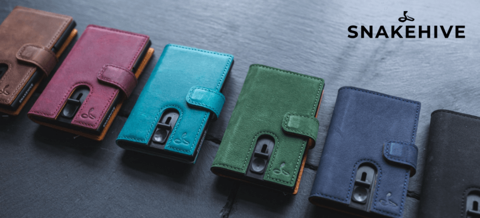 More ways to save at Snakehive banner - Row of branded phone cases in multiple colours on a table top. The company logo is visible in right hand corder