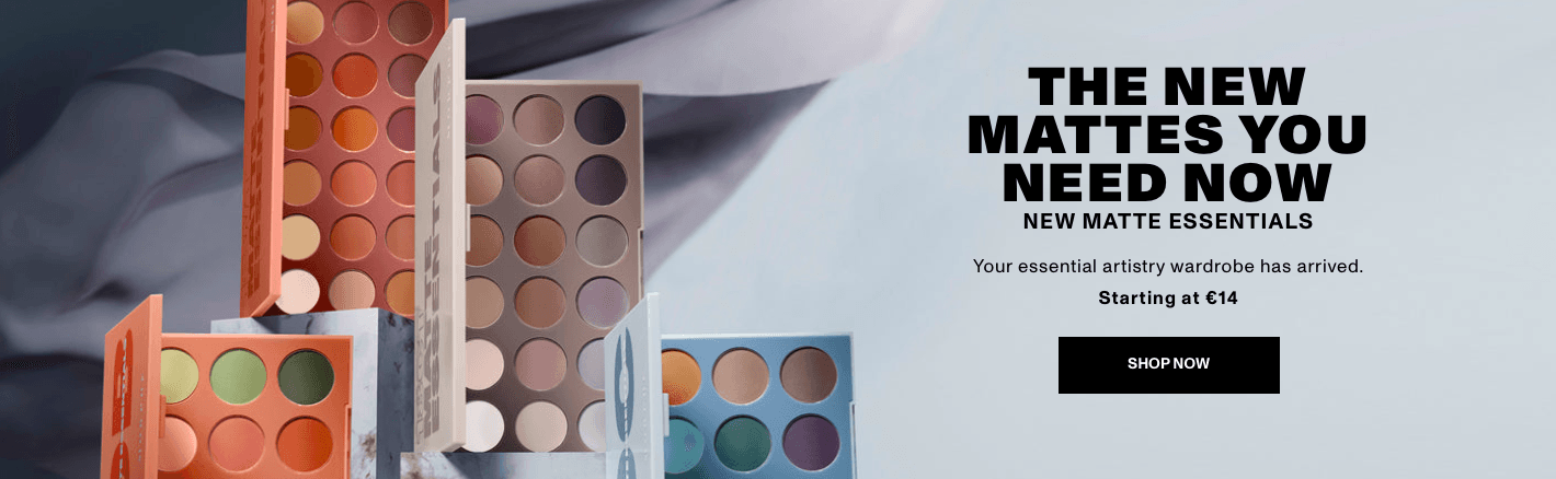 Shoppe mattierte Lidschattenpaletten schon ab 14 Euro bei Morphe im Online-Shop