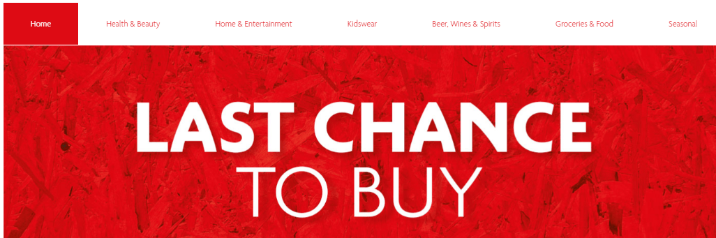 Morrisons last chance banner
