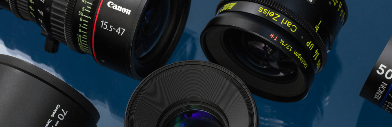 MPB - Camera assortment with blue background