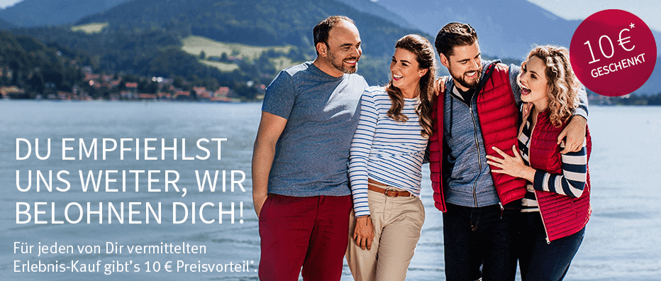 10 € mydays-Gutschein mit Freundschaftswerbung verdienen
