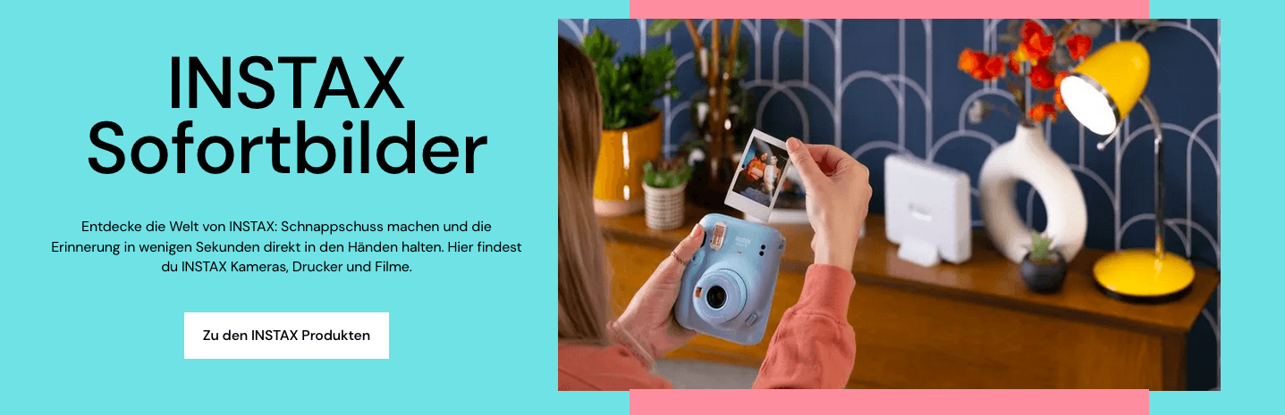 Instax Sofortbildkamera bei MyFUJIFILM im Online-Shop