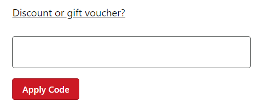 MyMemory discount code box - basket page