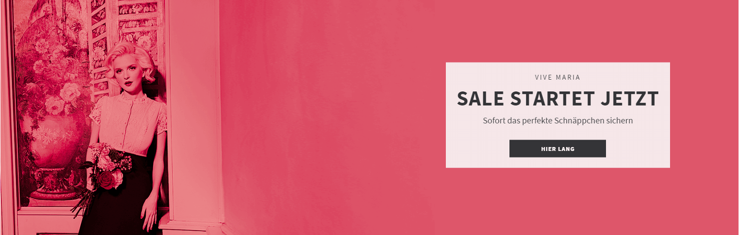Banner für Vive Maria im napo-shop-Sale