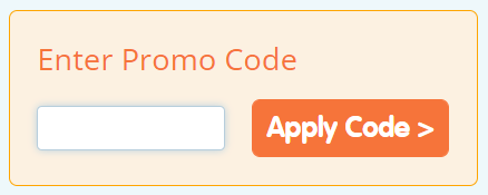 National Holidays discount codes box - booking page