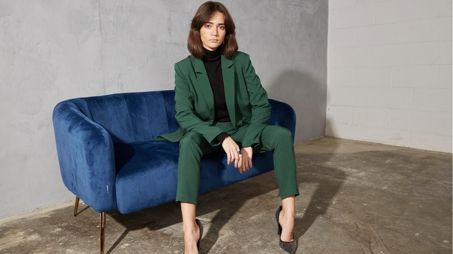 Never Fully Dressed blazer and trouser co-ord from the suiting range