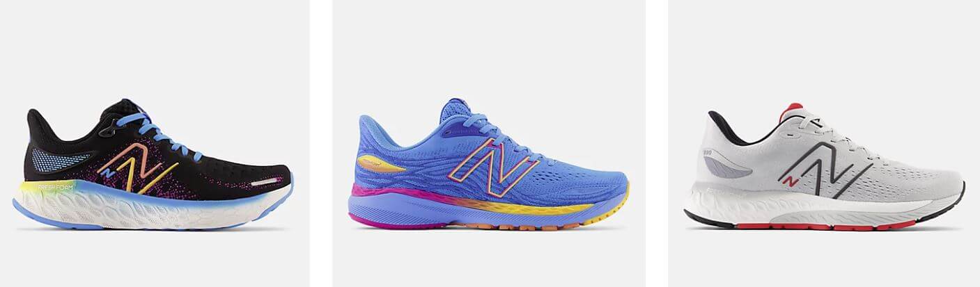 3 Modelle der New Balance Fresh Foam Sneaker