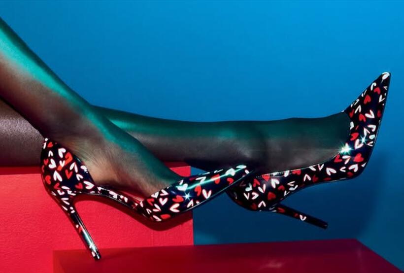 Nine West heart pumps