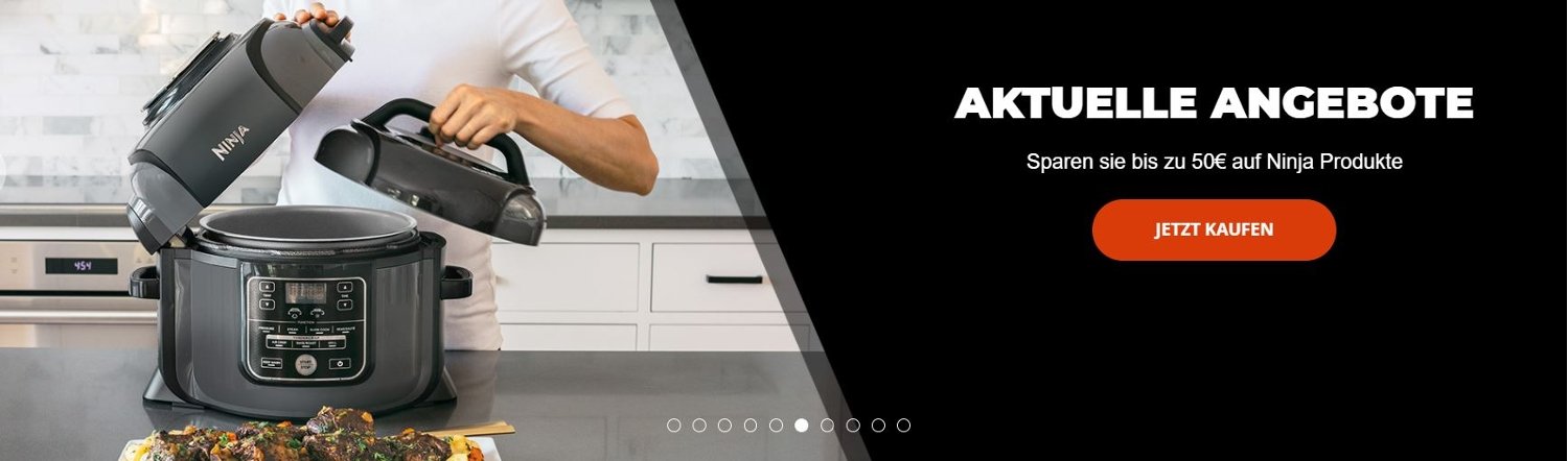 Banner für Ninja Angebote mit 50 Euro Rabatt
