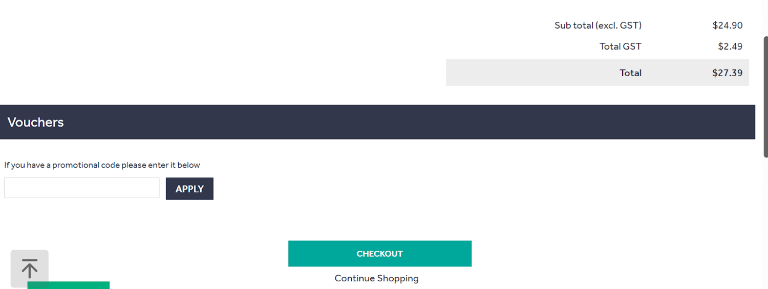 nisbets discount code redemption box