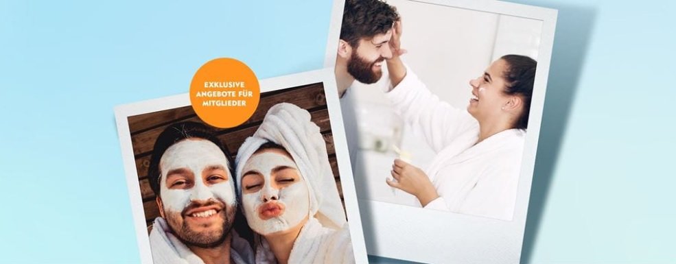 Polaroids von einem Pärchen mit Hinweis auf exklusive Angebote im NIVEA-Treueprogramm