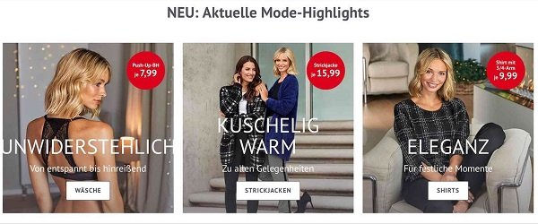 Reduzierte Damenmode bei NKD