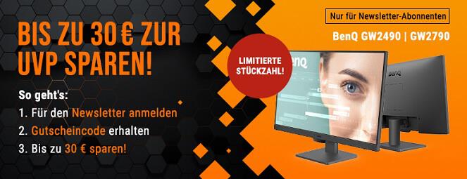 30 € Gutschein im notebooksbilliger Newsletter