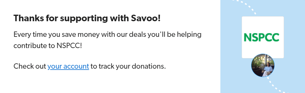 Signing up to support NSPCC with Savoo