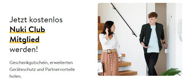img: nuki-club / alt: Sicher dir unglaublich viele Vorteile für dein digitales Türschloss mit dem Nuki Club!