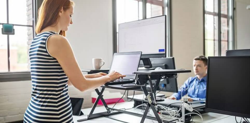 Office Furniture Online - Woman in front of screen