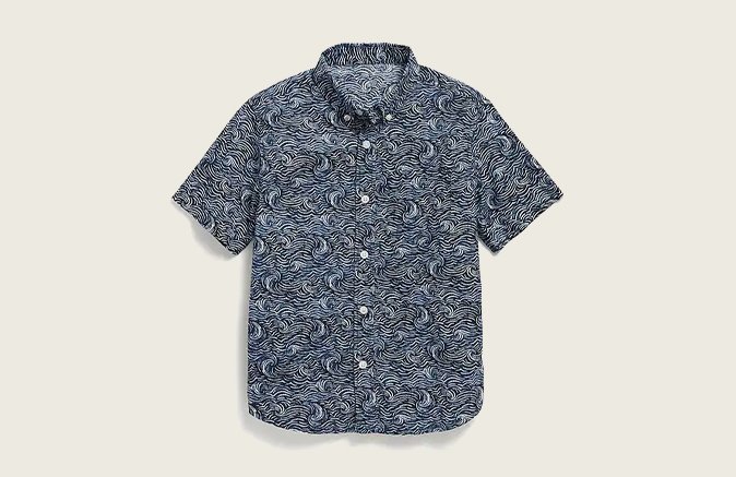 Built-In Flex Short-Sleeve Pocket Shirt for Boys
