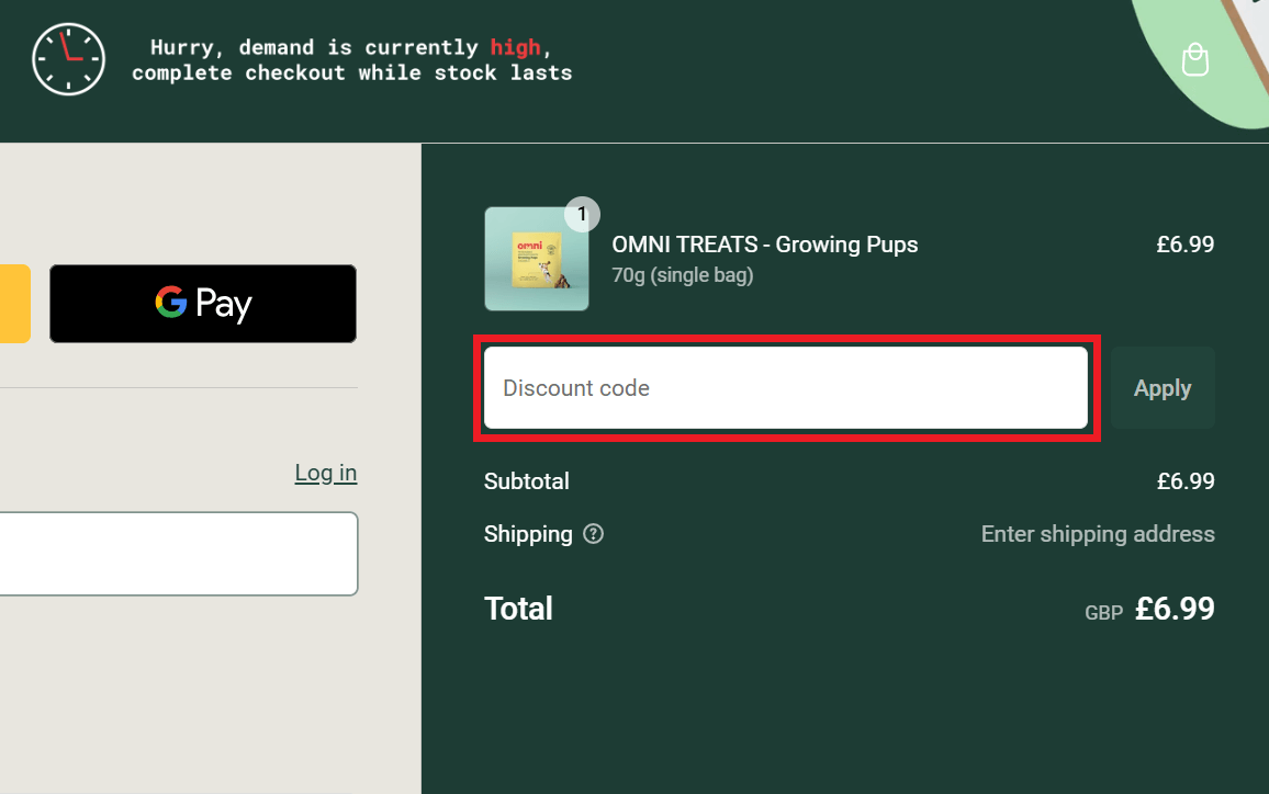 Omni discount code box picture