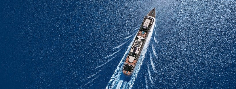 P&O Cruises banner - cruise ship